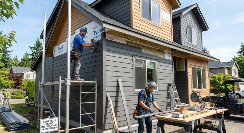 Composite Siding Installation in Helena, AL