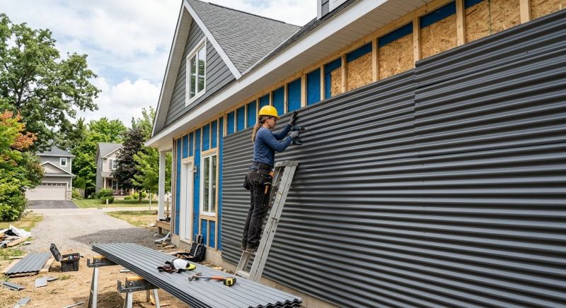 Corrugated Siding Installation in Shelby County, AL
