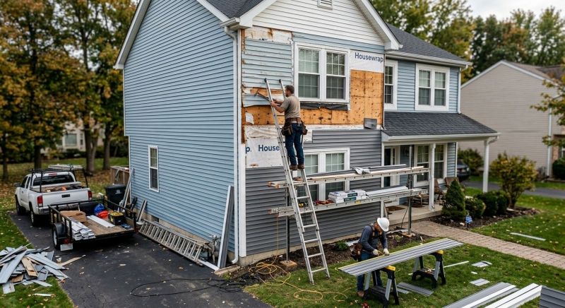 Damaged Siding Replacement in Shelby County, AL