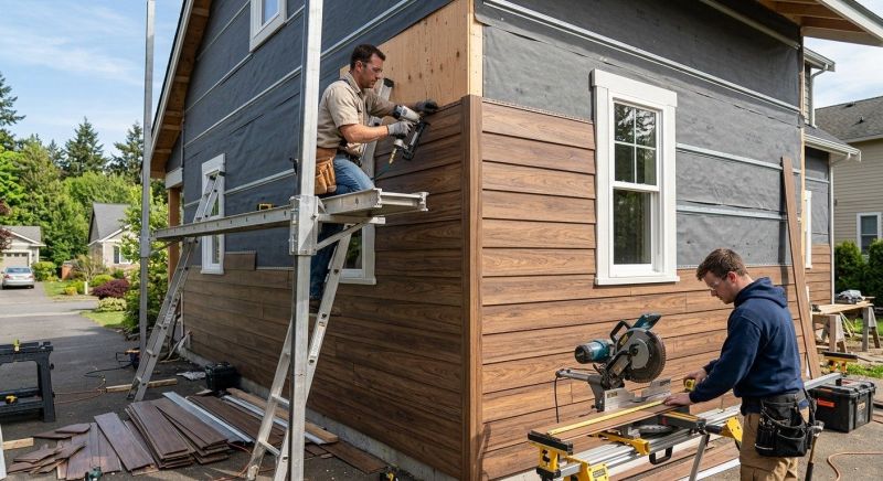 Faux Wood Siding Installation in Chelsea, AL