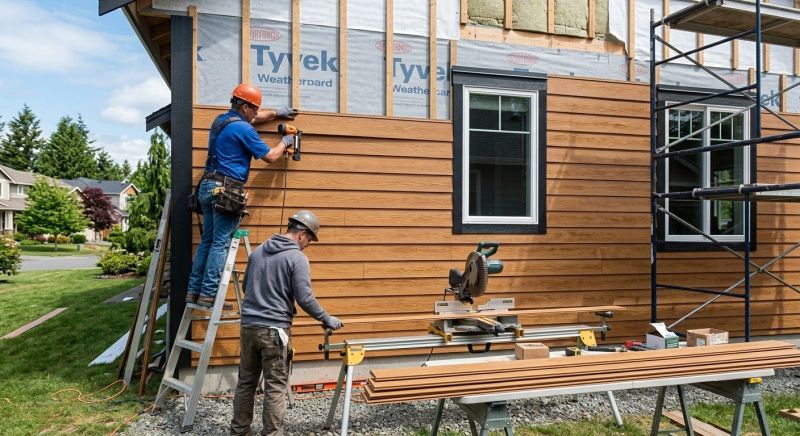 Faux Wood Siding Installation in West Blocton, AL