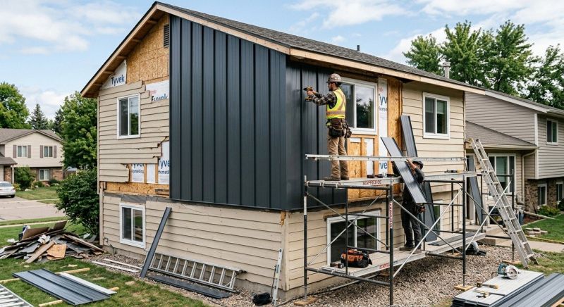 Sheet Metal Siding Replacement in Shelby County, AL